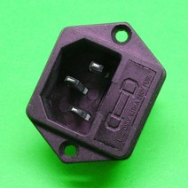 1x AC 전원 소켓 산업용 8B C14 공급 장치 귀 얼음 보험 블록 벨트 15A 250V, 한개옵션1, 한개옵션0