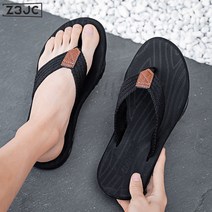 Z3JC 남성 여름 아웃도어 미끄럼방지 소프트 바닥 방취 빅사이즈 스포츠 조리 남성 발뒤꿈치 슬리퍼