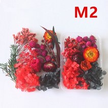 비누 양초 만들기용 압축 건조 꽃 안개꽃 홈 데코, M2