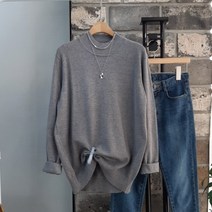 상상그이상 여성용 캐시 아이비 반목니트 따뜻한 캐시미어 고급소재 부드러운 보풀없는 촉감왕 코트속에 입기 좋은 넉넉한 사이즈 두껍지 않은 사랑스러운 예쁜 컬러 데일리니트
