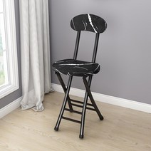 접이식 주방 의자 주방용 휴대용 식당 홈 가구 렌탈 룸, 01 black 1