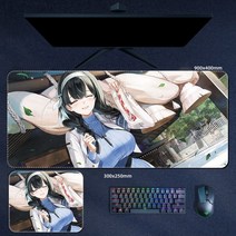 승리의 여신 Nikke 게임 승리의 여신 니케 캐릭터 굿즈 장패드 마우스패드 모음, 900x400mm, 3mm, I