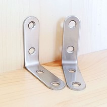 꺽쇠 코너철 경첩 보강 50x50x16 ㄱ자 스텐, 트로픽쿠팡 본상품선택
