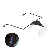 UC-CP189 안경형 확대경 LED돋보기 노안 조명 수리 정밀 작업용 루페 검품 수리 검사 루빼
