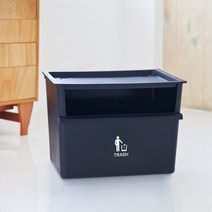 클린업 분리수거함 45L 1P, 블랙, 1개