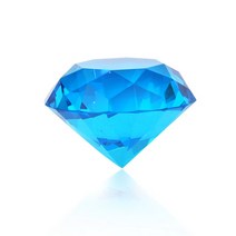 문진 클리어 크리스탈 다이아몬드 유리 장식 유리 다이아몬드 가정 장식 선물 30mm, 08 Sea Blue
