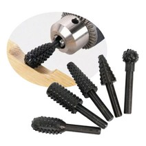 목재홈파기 조각날 로터리바 드라멜날 목재 목공 홈파기 DIY기리 고속날 전동공구 악세사리 6.2MM HSS 5PCS 1SET 드레멜비트세트 연마 연삭 구멍뚫기 목재수공구, 5개