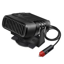 차량용 히터 자동차 휴대용 12V/24V 2 In 1 난방 팬 360 도 회전 가능 앞 유리 성에 제거용