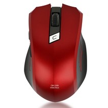 LG 무선 마우스 CM-2200 레드 DPI변경 5버튼, 블랙, 색상