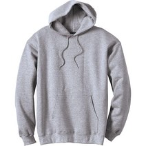 Hanes 남성용 얼티밋 면 풀오버 후드티 라이트 스틸 L 102851
