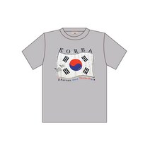 한국 전통 3D 입체 발포 티셔츠 펄럭 태극기 전통티셔츠 성인티셔츠 외국인티셔츠 반팔