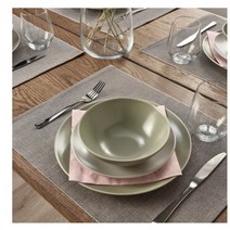 이케아 식탁매트 테이블커버 방수커버 MARIT 메리트 그레이 35x45cm