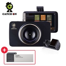 캐치온 FHD 2채널 로얄 블랙박스 64GB, 단품