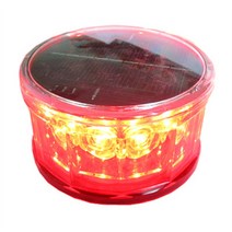 태양광 자석부착식 경광등 SWL-M12R LED경광등 타워크레인경광등 경운기 특수차량야간안전경고등, 청색