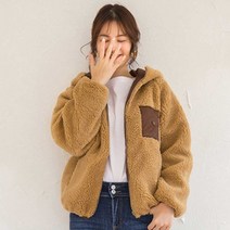 겨울 캠핑 여자 코디 뽀글이 자켓 겨울 아우터 집업