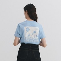 정품 캉골 우먼스 블라썸 스프링 티셔츠 2727 라이트블루 WMNS Spring T shirt LT.BLUE