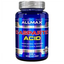 ALLMAX Nutrition 올맥스 뉴트리션 D 아스파르트산 파우더 D-Aspartic Acid 100g, 1개, 1세트