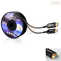 HDMI 2.0 광케이블 70M 장거리 상황실 모니터 선 AOC 하이브리드