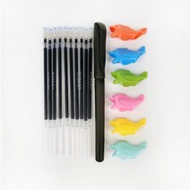 (당일출고)클린프로젝트 사라지는 순삭펜 기화펜 기출펜 10개 볼펜 리필 세트 매직펜 고시생 수험생, 20개세트(볼펜2+리필20개+홀더2)