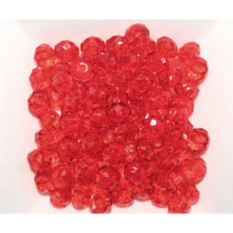 크리스탈 비즈 론델컷 비즈공예재료 팔찌 만들기, 8mm, 레드