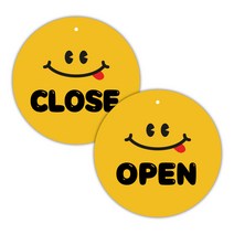 애드몬스터즈 스마일 매장 오픈 클로즈 안내판 OPEN CLOSE 아크릴 표지판 문패 팻말