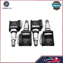 2016-2019 캐딜락 ATS CTS 시보레 카마로 433MHZ TPMS 타이어 압력 모니터 센서 13598787, 01 (4PCS) 13598787