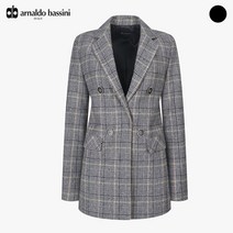 아날도바시니 슬림 체크 더블 자켓 ZAV03JK04M