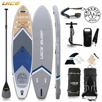 풍선 스탠드 업 패들 보드 미끄럼 서핑 에어 펌프 포함 캐리 백 스탠딩 보트 웨이크 롱, C-10 6 x32 x6