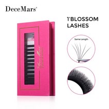 데세마즈 블라썸 아이래쉬 익스텐션 오토 플라워링 래쉬, c, 0.05mm, 12mm