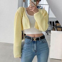 러블리감성 / 벚꽃 크롭 숏 볼레로 가디건