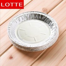 10p 롯데 은박접시(18cm) 일회용 알루미늄 접시, 1개