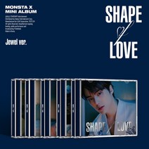 몬스타엑스 (Monsta X) - Shape Of Love (Jewel Ver. 몬스타엑스 미니 11집 주얼케이스 버전. 랜덤 세트 선택), 5개버전 세트