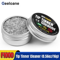 무선 가스 인두기 납흡입기 GEELOANE 땜 인두 팁 클리너 무연 산화 클리닝 페이스트 리프레셔 팅너 플럭스 솔더링 0 56oz 16g, 02 2Pcs, 01 16g
