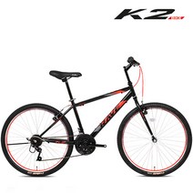 케이투바이크 MTB자전거 KMT26GS 26인치 21단 조립별도, KMT26GS(레이브) 매트블랙