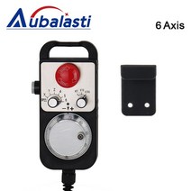 밀링 선반 원형 핸들 핸드휠 cnc 펄스 발생기 46axis mpg 펜던트 5v for fagor gsk siemens mitsubishi fanuc system 5v 수동, 6축