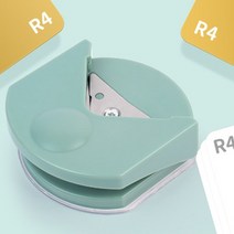 미니 R4 라운드 코너 커터 코너라운더펀치 미니휴대용 코너라운드기 모서리 펀치커팅 엄마표교구, 블랙