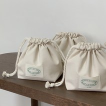 [당일 출고] 스트링 만두 파우치 이너백 끈파우치 볼파우치