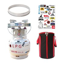 동성해바라기 1005 버너 링가드 바람막이 전용가방 3kg 가스통 세트, 3KG(수입산)+1005버너+링가드+가방+랜덤스티커