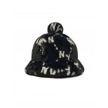 MLB KIDS 다이아 모노그램 후리스 돔햇 NY Black 7AHTM1226-50BKS