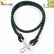 SBAKN 비너타입 컬러 고리줄바 카트 구르마 짐받이끈 1.5M 짐받이끈 자전거끈, 1M