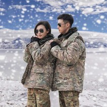 스즈키방한복 배달방한복 겨울스즈끼작업복 일체형스즈키방한복 밀리테리룩, cp 위장 코트 XL(175)70kg-80kg