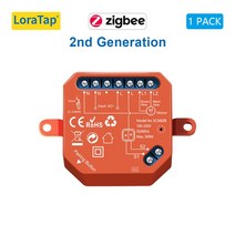 LoraTap-ZigBee 전동 커튼 블라인드 용 셔터 스위치 모듈 Tuya 스마트 라이프 롤러 알렉사 구글 홈 Zigbee, 07 Version2 1PACK