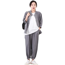 토지몰 [남여공용] 30수 브이넥 세트 생활한복 개량한복 법복