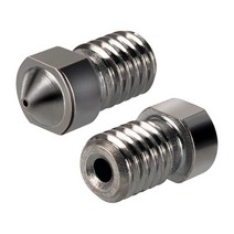 3D프린터부품 Torlipy 경화 강철 V6 노즐 고온 내마모성 3D 인쇄 PEI PEEK 탄소 섬유 1.75mm 필라멘트 Hot, 03 1PC 0.4mm