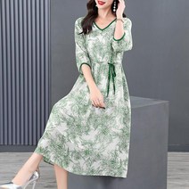 전문점 봄 썸머룩원피스 여성 와이드 루즈핏 스트랩 허리보정 슬림핏 하프기장 플라워 프린팅 A라인