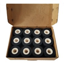 블랙 36x16mm 36x32mm 36x36mm 36x40mm 36x35mm 40x40mm 핫 스탬프 코더 잉크 롤 380 코딩 씰링 기계, 12개 36x40mm