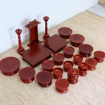 [갤러리데코] 명품 알뜰 제사용품 간편상차림 민자 제기세트 23p, 상세 설명 참조