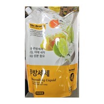 노브랜드 보습 성분 함유 과일 야채 세척 주방세제 1.7리터 x 1개