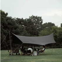 캐노피 프레임 천막텐트 모기장 접이식 베이직, 검은색 육각캐노피(4-8인용)