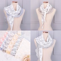 [앙상블] 국산 러블리 레이스 스카프-DYS/머플러/고급